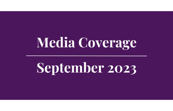 Media Coverage – September 2023