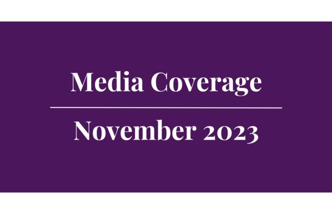 Media Coverage – November 2023