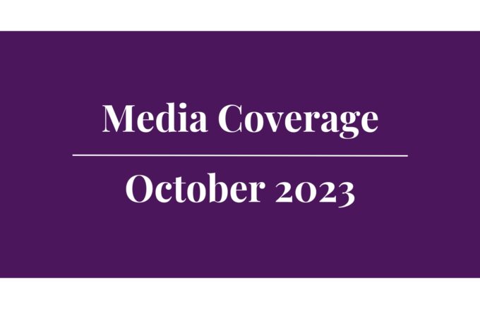 Media Coverage – October 2023