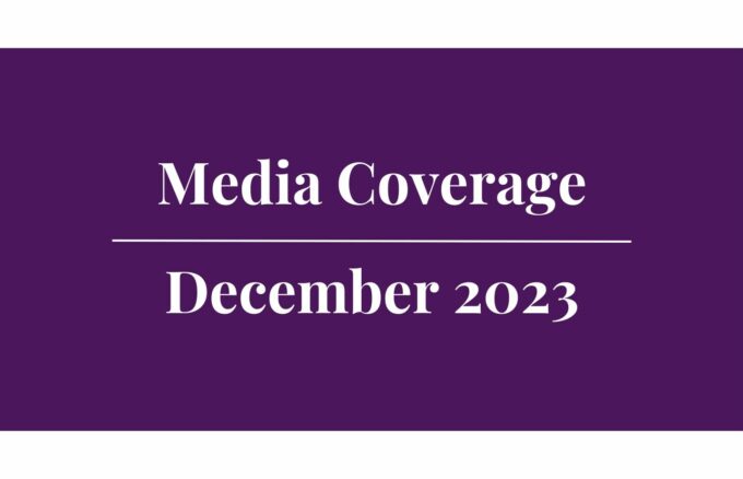 Media Coverage – December 2023